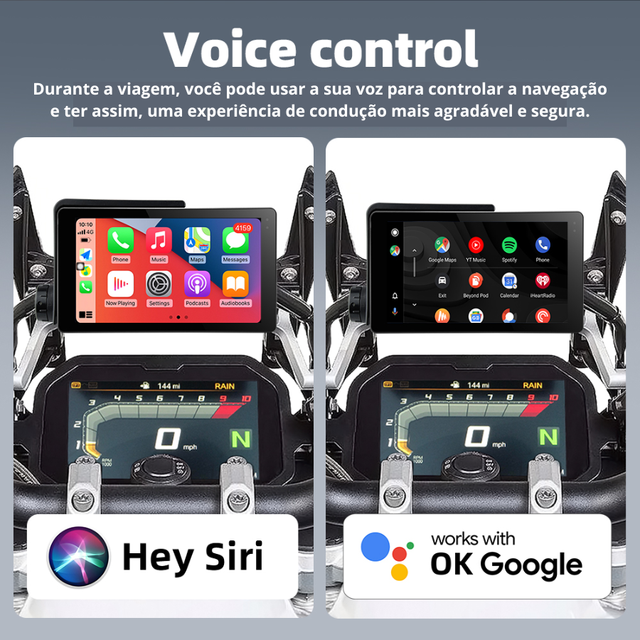 Carplay para motos BMW 6,5"